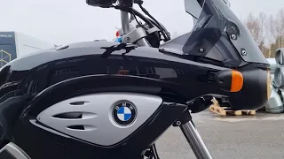 2002 BMW F650CS Scarver cold engine start and walkaround