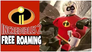 LEGO The Incredibles FREE ROAMING Fun! Co-Op Gameplay