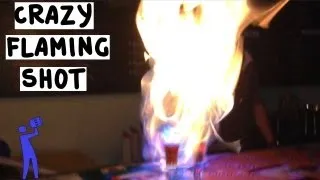 Dangerous FLAMING SHOT! - Medellín, Colombia - Tipsy Bartender