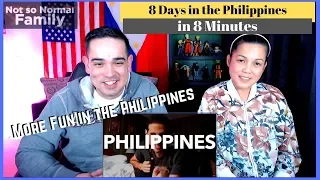 8 DAYS IN THE PHILIPPINES IN 8 MINUTES Filipino American Reaction
