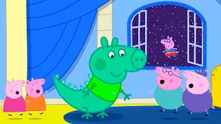 Dino George's Bedtime Story 🦖 | Peppa Pig Tales