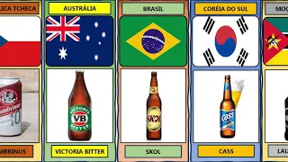 BEERS CONSUMED IN DIFFERENT COUNTRIES - #beers #drinks#comparison