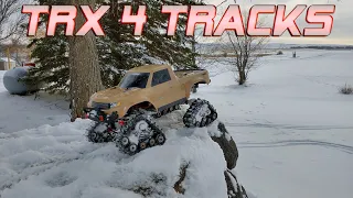 TRX 4 Tracks! | Traxxas TRX-4 Deep Terrain Traxx In Snow