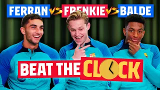 FERRAN vs DE JONG vs BALDE | EPIC BEAT THE CLOCK (SPANISH SUPER CUP EDITION!) 🔥