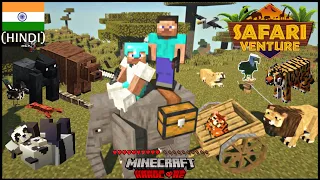 I SURVIVED 200 DAYS IN SAFARI WORLD in Minecraft And Here's What Happened(PART-3)| MINECRAFT (हिंदी)