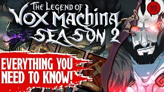 The Legend Of Vox Machina SEASON 2! Everything You Need to Know! - The Character Sheet