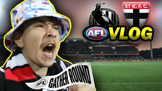 FINAL MINUTE HEARTBREAK!! (AFL VLOG) Collingwood vs St Kilda Gather Round