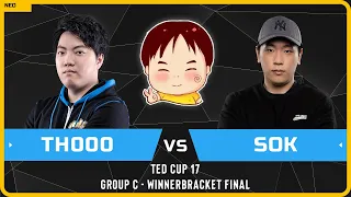 WC3 - [HU] TH000 vs Sok [HU] - WB Final - TeD Cup 17