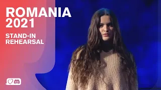 Stand-In Rehearsal - Eurovision 2021 - Romania - ROXEN - Amnesia