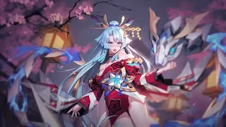 [BGM] Veres Kimono: Sakura Fubuki (Lobby & Music) | Arena Of Valor