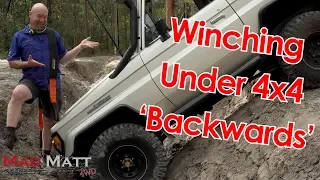 Does it work? Winching Backwards with a Front Mounted Winch!