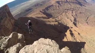 Castle Valley Wingsuit BASE jump