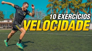 OS 10 MELHORES EXERCÍCIO DE VELOCIDADE NO FUTEBOL | Treino de força para jogador de futebol
