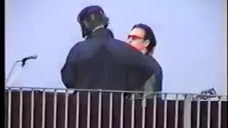 U2 "Making of Top of the Pops" appearance at the rooftop of the Clarence Hotel, Dublin