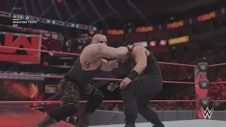 WWE 2K18 PS5: RAW: Braun Strohman VS Roman Reigns