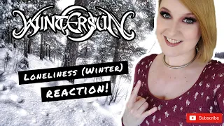 WINTERSUN - Loneliness (Winter) Official Lyric Video | REACTION