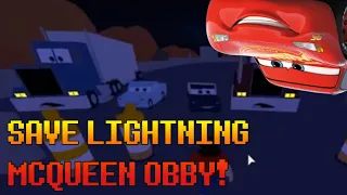 Roblox [🎮] SAVE LIGHTNING MCQUEEN!! Adventure Obby with FANS! | Walkthrough + Ending