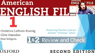 American English File 2nd Edition Book 1 Student Book Part 1 and 2 Review And Check