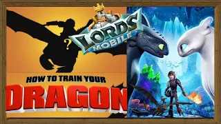 Lords Mobile X How to Train your Dragon! Upcoming New Update Collab Event Lords Mobile 2023