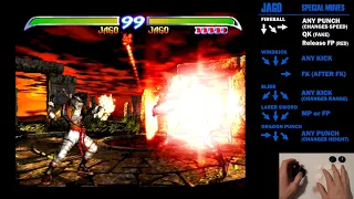 KILLER INSTINCT 2: Jago Tutorial (Move List)