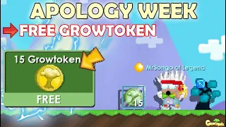 HOW TO GET FREE 15 GROWTOKEN in APOLOGY WEEK! (BUY TOKEN ITEM) OMG!! | GrowTopia