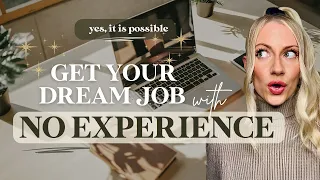 HOW TO GET A JOB WITH NO EXPERIENCE - TIPS THAT ACTUALLY WORK! ⭐