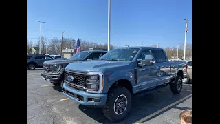 2023 Ford F350 TREMOR Diesel first impressions and and first towing with enclosed trailer