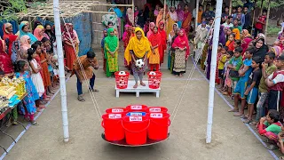 বালতিতে বল ছুড়ে ৭ রকমের পুরস্কার জেতার চ্যালেঞ্জ। সবগুলো উপহার জিতে কে চমক দিলো শেষ পর্যন্ত দেখুন ?