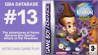 GBA Database #13 - The Adventures of Jimmy Neutron Boy Genius - Attack of the Twonkies (2004)