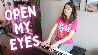 Open My Eyes That I May See // BEAUTIFUL hymn // PIANO arrangement with LYRICS in description