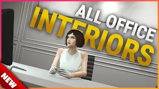 GTA 5 ALL OFFICE INTERIORS with FULL MONEY on the FLOOR | All CEO Office Decorations (GTA Online)