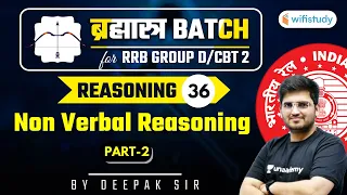 10:15 AM - RRB Group D/CBT-2 2020-21 | Reasoning by Deepak Tirthyani | Non-Verbal Reasoning (Part-2)