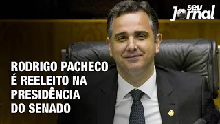 Rodrigo Pacheco é reeleito na presidência do Senado