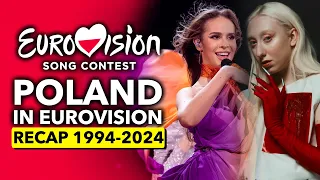 🇵🇱 POLSKA na Eurowizji 2024 - 1994 | RECAP All Songs (POLAND IN EUROVISION)