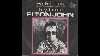 Rocket Man Elton John VINYL 1972 single rwebmusic Vinyl collection