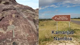 NAMIBIA: Bushmen Rock Art , Kamanjab.