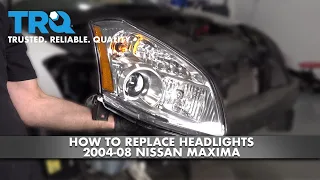 How To Replace Headlights 2004-08 Nissan Maxima