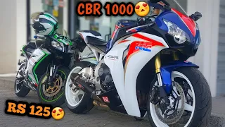 CBR 1000 & RS 125 || GIRO IN MOTO CON PAPÀ
