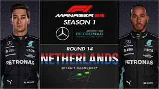 F1 Manager 23 Career: Season 1 - Round 14: Zaandvort [Mercedes AMG]