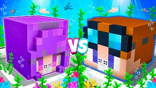 FILLE vs GARCON Maison SOUMARINE sur MINECRAFT