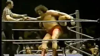 Andre The Giant vs Sgt. Slaughter (1983)
