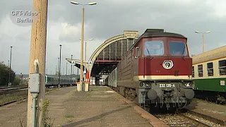 Bahnknoten Gera Anfang der neunziger Jahre