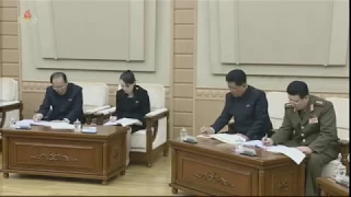 조선로동당 위원장 김정은동지의 지도밑에 조선로동당 중앙위원회 정치국회의가 진행되였다