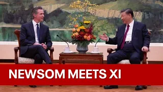 California Gov. Newsom meets with Chinese leaders over climate change