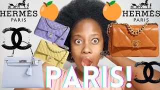 PARIS LUXURY SHOPPING LIST! LOUIS VUITTON, CHANEL, BALENCIAGA, FENDI, BIG H + MUCH MORE!