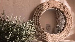 ☀️ Nautical Rope Mirror (DIY) ☀️