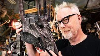 Adam Savage Unboxes Sauron's Helmet From Lord of the Rings!