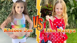 Like Nastya VS Khloee Jae Stunning Transformation ⭐ From Baby To Now