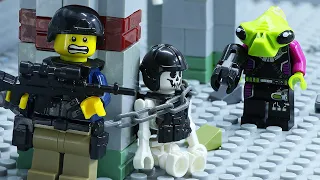 Война Миров! Лего Инопланетное Вторжение в Лего Сити | Lego Alien Attack | Lego Russian