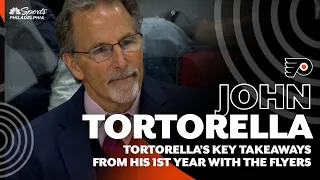 Tortorella sits down with Ashlyn Sullivan and discusses his key takeaways from 1st year with Flyers